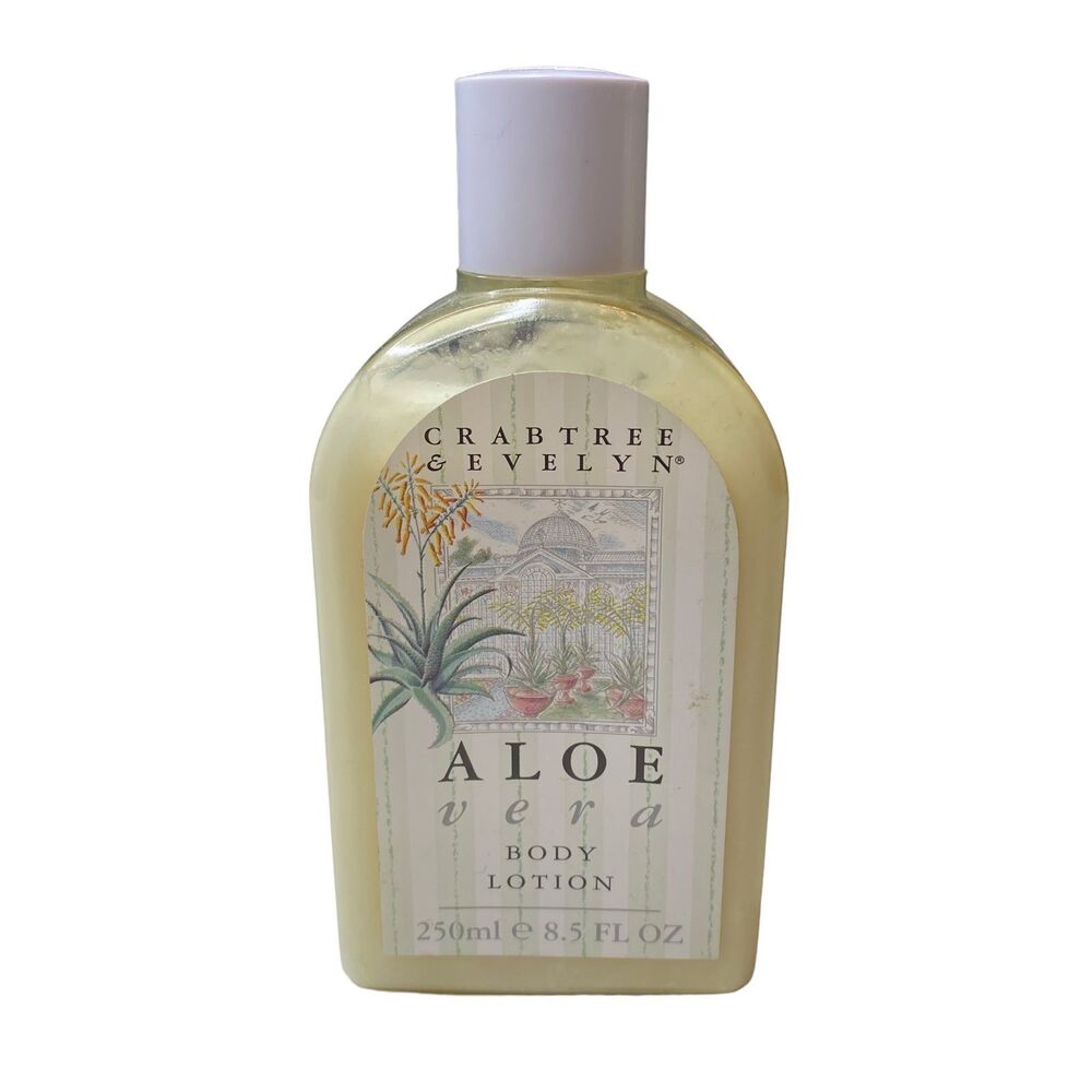 Crabtree & Evelyn Aloe Vera Body Lotion 8.5 oz Used